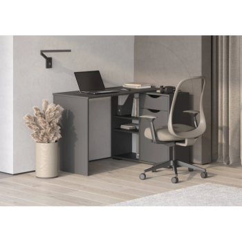 Стол письменный, арт.6-011110, графит (ГК) в Среднеуральске - sredneuralsk.mebel-e96.ru