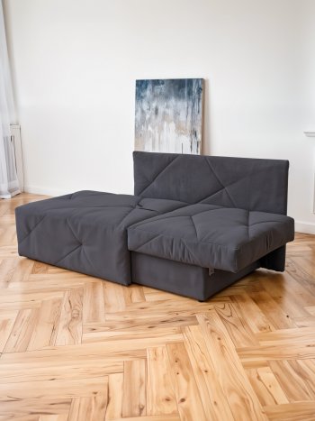 Диван 1010 графит, правый (BRENDOSS) в Среднеуральске - sredneuralsk.mebel-e96.ru
