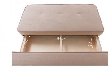 Диван-кровать 1001 бежевый (Brendoss) в Среднеуральске - sredneuralsk.mebel-e96.ru