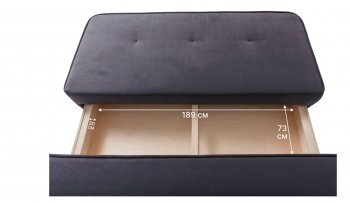 Диван-кровать 1001 графит (Brendoss) в Среднеуральске - sredneuralsk.mebel-e96.ru