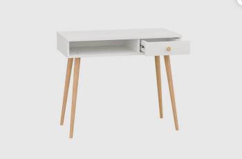 Стол письменный, арт.6-01101, белый (ГК) в Среднеуральске - sredneuralsk.mebel-e96.ru