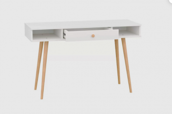 Стол письменный, арт.6-01102, белый (ГК) в Среднеуральске - sredneuralsk.mebel-e96.ru