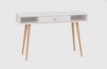 Стол письменный, арт.6-01102, белый (ГК) в Среднеуральске - sredneuralsk.mebel-e96.ru