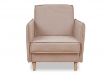 Кресло 831 Бежевый, велюр (Brendoss) в Среднеуральске - sredneuralsk.mebel-e96.ru