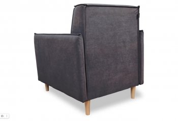 Кресло 831 Графит, велюр (Brendoss) в Среднеуральске - sredneuralsk.mebel-e96.ru