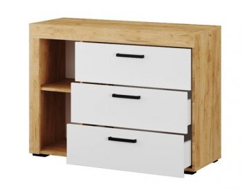 Комод Адель белый (Текс) в Среднеуральске - sredneuralsk.mebel-e96.ru