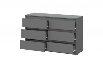 Комод Айден КМ06-1200 серый графит (ИЦ) в Среднеуральске - sredneuralsk.mebel-e96.ru