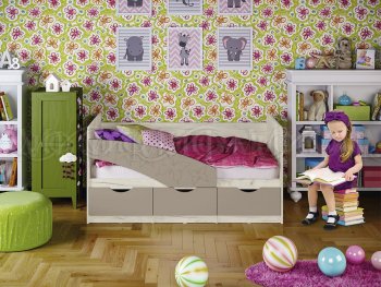 Кровать Бабочки Шарли мокко (Миф) в Среднеуральске - sredneuralsk.mebel-e96.ru