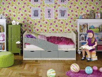 Кровать Бабочки Шарли бриз (Миф) в Среднеуральске - sredneuralsk.mebel-e96.ru