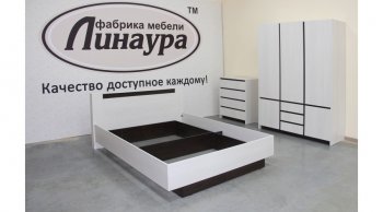 Кровать двуспальная Бостон анкор (Лин) в Среднеуральске - sredneuralsk.mebel-e96.ru