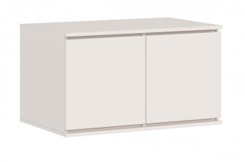 Шкаф 800 мм Челси двустворчатый с антресолью, сонома/белый (Миф) в Среднеуральске - sredneuralsk.mebel-e96.ru