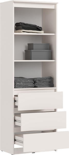 Письменный стол угловой + Стеллаж Челси кашемир (Миф) в Среднеуральске - sredneuralsk.mebel-e96.ru