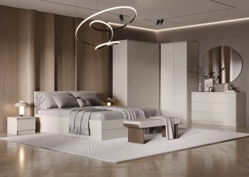 Спальный гарнитур Челси Кашемир. модульный (Миф) в Среднеуральске - sredneuralsk.mebel-e96.ru