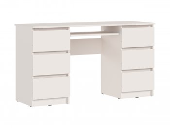 Письменный стол Челси 6 ящиков кашемир (Миф) в Среднеуральске - sredneuralsk.mebel-e96.ru