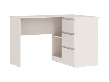 Письменный стол угловой + Стеллаж Челси кашемир (Миф) в Среднеуральске - sredneuralsk.mebel-e96.ru