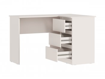 Письменный стол угловой + Стеллаж Челси кашемир (Миф) в Среднеуральске - sredneuralsk.mebel-e96.ru