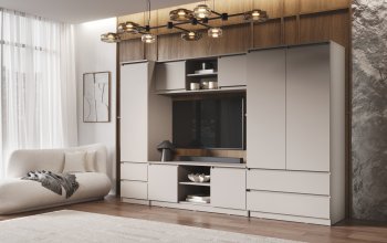 Стенка Челси Кашемир (Миф) в Среднеуральске - sredneuralsk.mebel-e96.ru