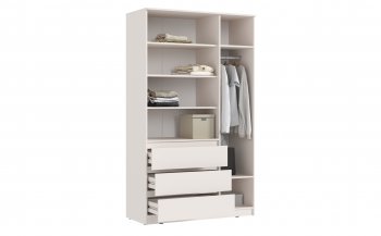 Шкаф 1200 мм Челси с антресолью Кашемир (Миф) в Среднеуральске - sredneuralsk.mebel-e96.ru