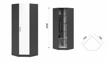 Шкаф угловой Чикаго (Имп) в Среднеуральске - sredneuralsk.mebel-e96.ru