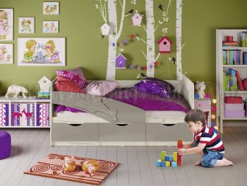 Кровать Дельфин шарли мокко (Миф) в Среднеуральске - sredneuralsk.mebel-e96.ru