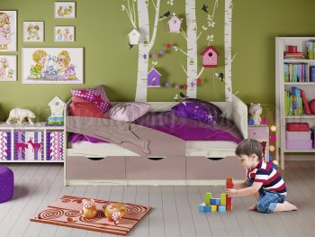 Кровать Дельфин шарли пинк (Миф) в Среднеуральске - sredneuralsk.mebel-e96.ru