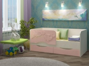 Детская кровать Дельфин-2 МДФ розовый, 80х160 в Среднеуральске - sredneuralsk.mebel-e96.ru