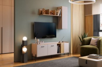 Стенка Доминика модульная  (Мебельсон) в Среднеуральске - sredneuralsk.mebel-e96.ru