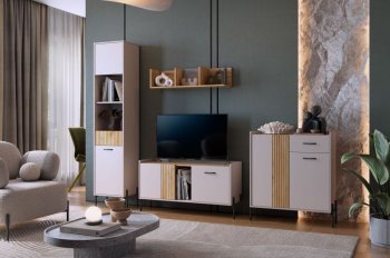 Стенка Доминика модульная  (Мебельсон) в Среднеуральске - sredneuralsk.mebel-e96.ru