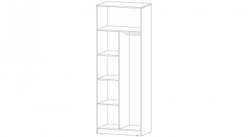 Шкаф 800 мм Элегант Белый (Лин) в Среднеуральске - sredneuralsk.mebel-e96.ru