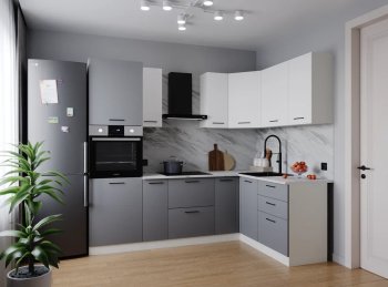 Угловой кухонный гарнитур Элеганция 2400*1600 мм Sanvut в Среднеуральске - sredneuralsk.mebel-e96.ru