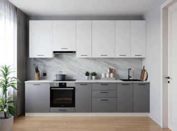 Кухонный гарнитур высокий Элеганция 3000 мм (Санвут) в Среднеуральске - sredneuralsk.mebel-e96.ru