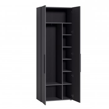 Шкаф модульный Эйр, графит (Моби) в Среднеуральске - sredneuralsk.mebel-e96.ru