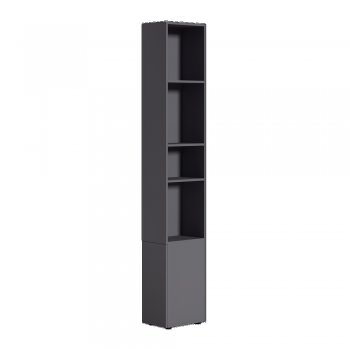Шкаф модульный Эйр, графит (Моби) в Среднеуральске - sredneuralsk.mebel-e96.ru