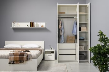 Спальный гарнитур Эйр модульный (Моби) в Среднеуральске - sredneuralsk.mebel-e96.ru