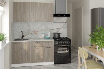 Кухонный гарнитур Фьюджи 1400 мм (Герда) в Среднеуральске - sredneuralsk.mebel-e96.ru