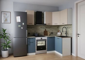 Кухонный гарнитур угловой Фьюжн 2000*1200 мм (Sanvut) в Среднеуральске - sredneuralsk.mebel-e96.ru