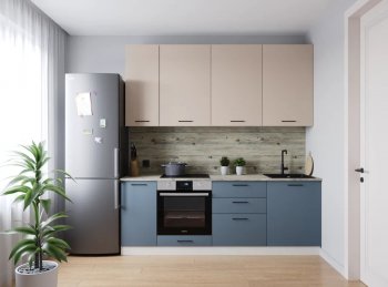 Кухонный гарнитур Фьюжн 2200 мм (Санвут) в Среднеуральске - sredneuralsk.mebel-e96.ru