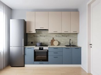 Кухонный гарнитур Фьюжн 2400 мм Sanvut в Среднеуральске - sredneuralsk.mebel-e96.ru