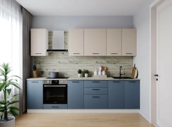 Кухонный гарнитур Фьюжн 2800 (Санвут) в Среднеуральске - sredneuralsk.mebel-e96.ru