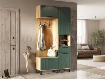 Прихожая Флэш комп.1, крафт/графит (Миф) в Среднеуральске - sredneuralsk.mebel-e96.ru