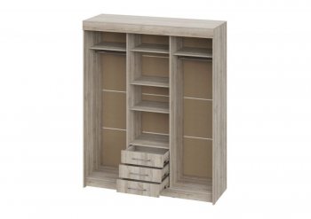 Шкаф-купе 1700 мм Фортуна (Дуб крафт серый) (ИЦ) в Среднеуральске - sredneuralsk.mebel-e96.ru