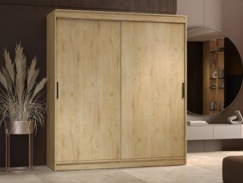 Шкаф-купе 2000 мм Гранд-1 ЛДСП, дуб вотан (Эра) в Среднеуральске - sredneuralsk.mebel-e96.ru