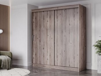 Шкаф-купе 2000 мм Гранд-1 ЛДСП, дуб горный (Эра) в Среднеуральске - sredneuralsk.mebel-e96.ru