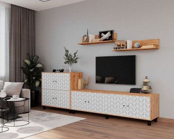 Стенка HYGGE комп.3 зигзаги (Мама) в Среднеуральске - sredneuralsk.mebel-e96.ru