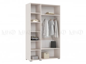 Шкаф 1350 мм Ирис с антресолью, кашемир (Миф) в Среднеуральске - sredneuralsk.mebel-e96.ru