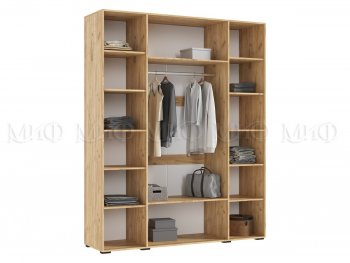 Шкаф 1800 мм Ирис с антресолью крафт/графит (Миф) в Среднеуральске - sredneuralsk.mebel-e96.ru