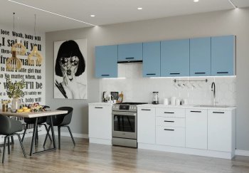 Кухонный гарнитур Капри 3000 мм ЛДСП/МДФ (Санвут) в Среднеуральске - sredneuralsk.mebel-e96.ru