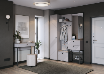 Прихожая Кашемир модульная (МЛК) в Среднеуральске - sredneuralsk.mebel-e96.ru