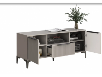 Тумба ТВ на 1350 Кимберли кашемир (Handis) в Среднеуральске - sredneuralsk.mebel-e96.ru