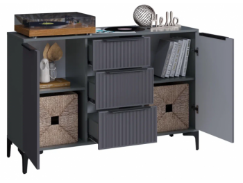 Комод Кимберли графит (Handis) в Среднеуральске - sredneuralsk.mebel-e96.ru